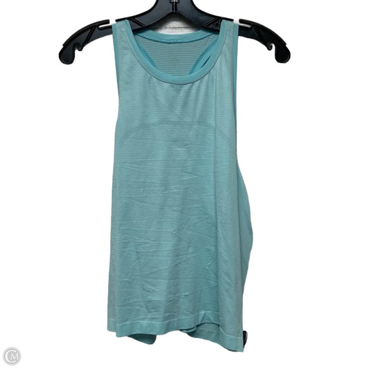 Athletic Tank Top By Lululemon In Blue, Size: L