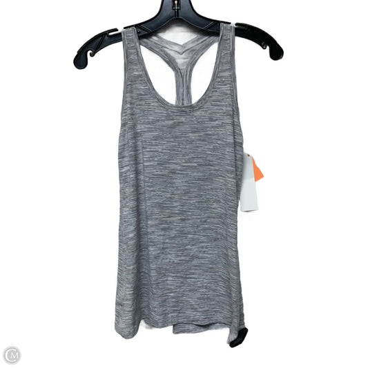 Athletic Tank Top By Lululemon In Grey, Size: L