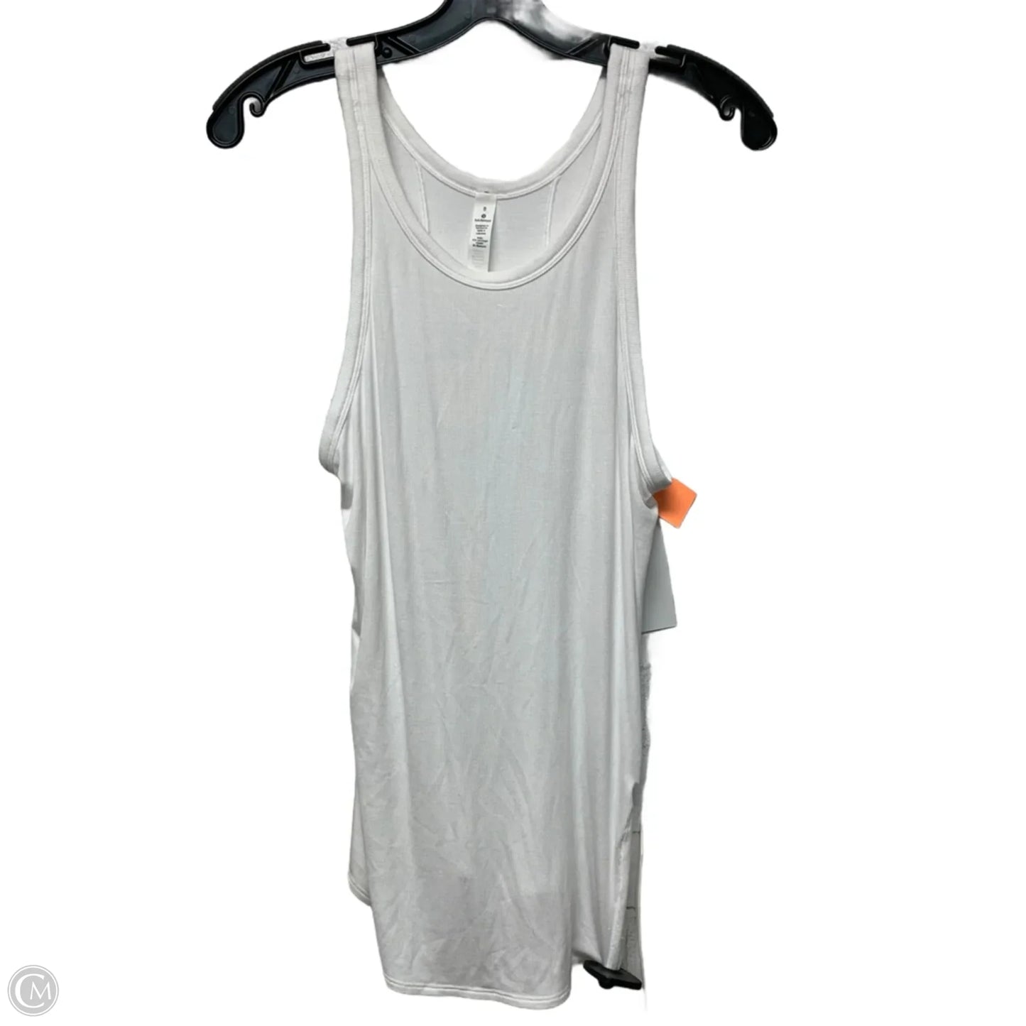 Athletic Tank Top By Lululemon In White, Size: M