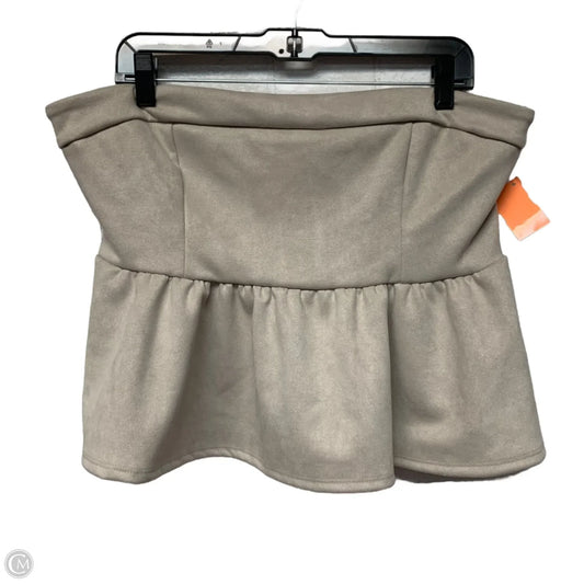 Top Sleeveless By Altard State In Beige, Size: 1x