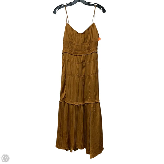 Dress Casual Maxi By Anthropologie In Yellow, Size: S