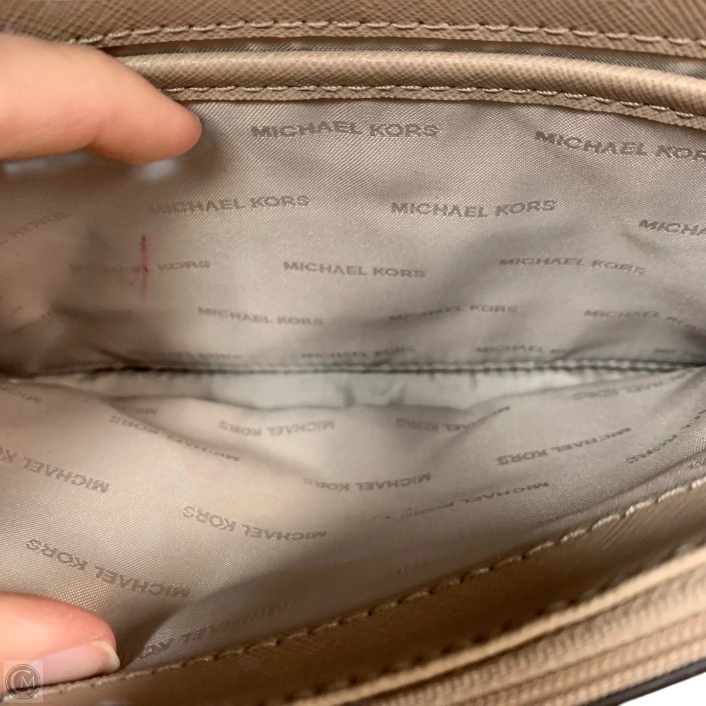 Crossbody Designer By Michael Kors, Size: Medium