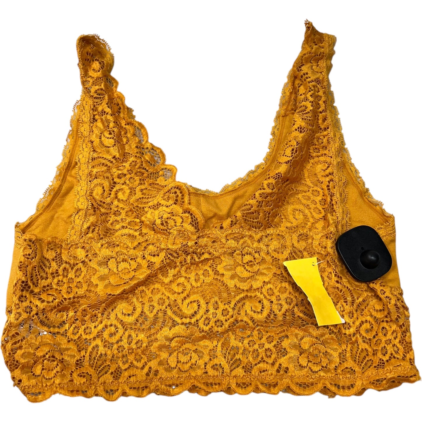 Bralette By Zenana Outfitters In Yellow, Size: L