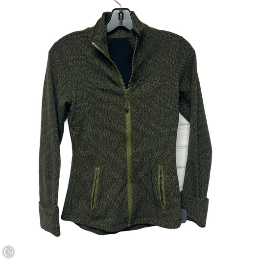 Athletic Jacket By Lululemon In Green, Size: S
