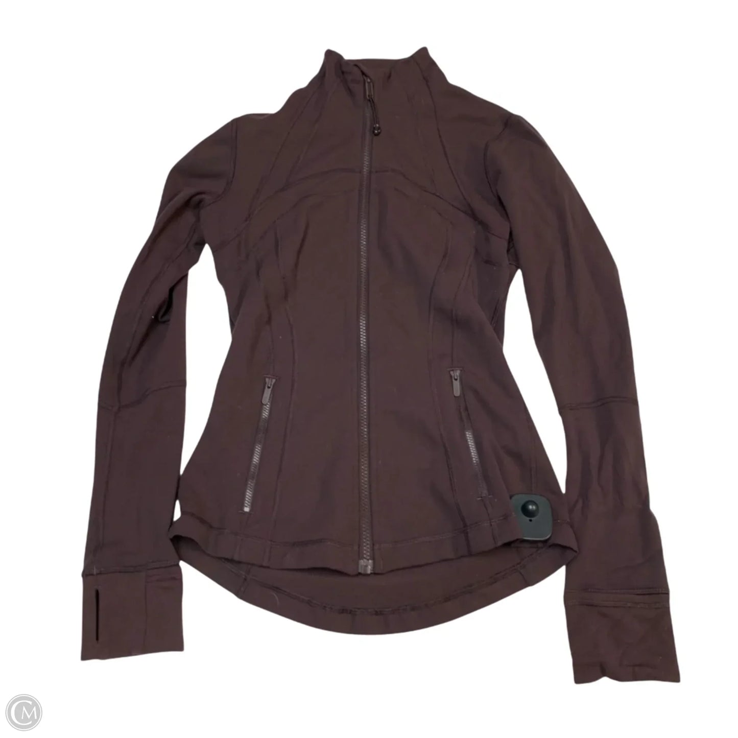 Athletic Jacket By Lululemon In Maroon, Size: S