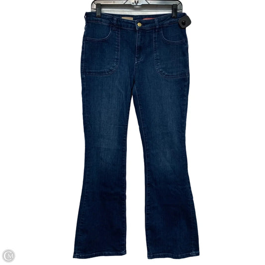 Jeans Flared By Pilcro In Blue Denim, Size: 8