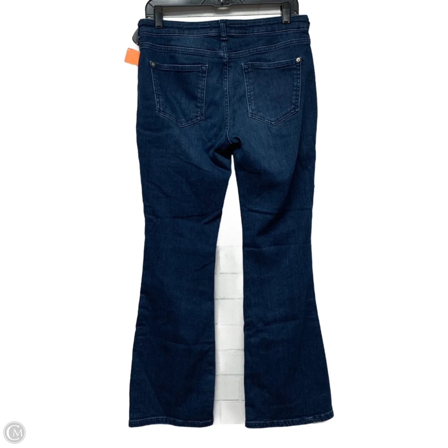 Jeans Flared By Pilcro In Blue Denim, Size: 8