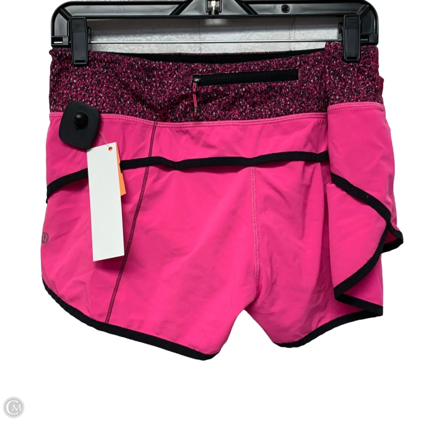 Athletic Shorts By Lululemon In Pink, Size: M