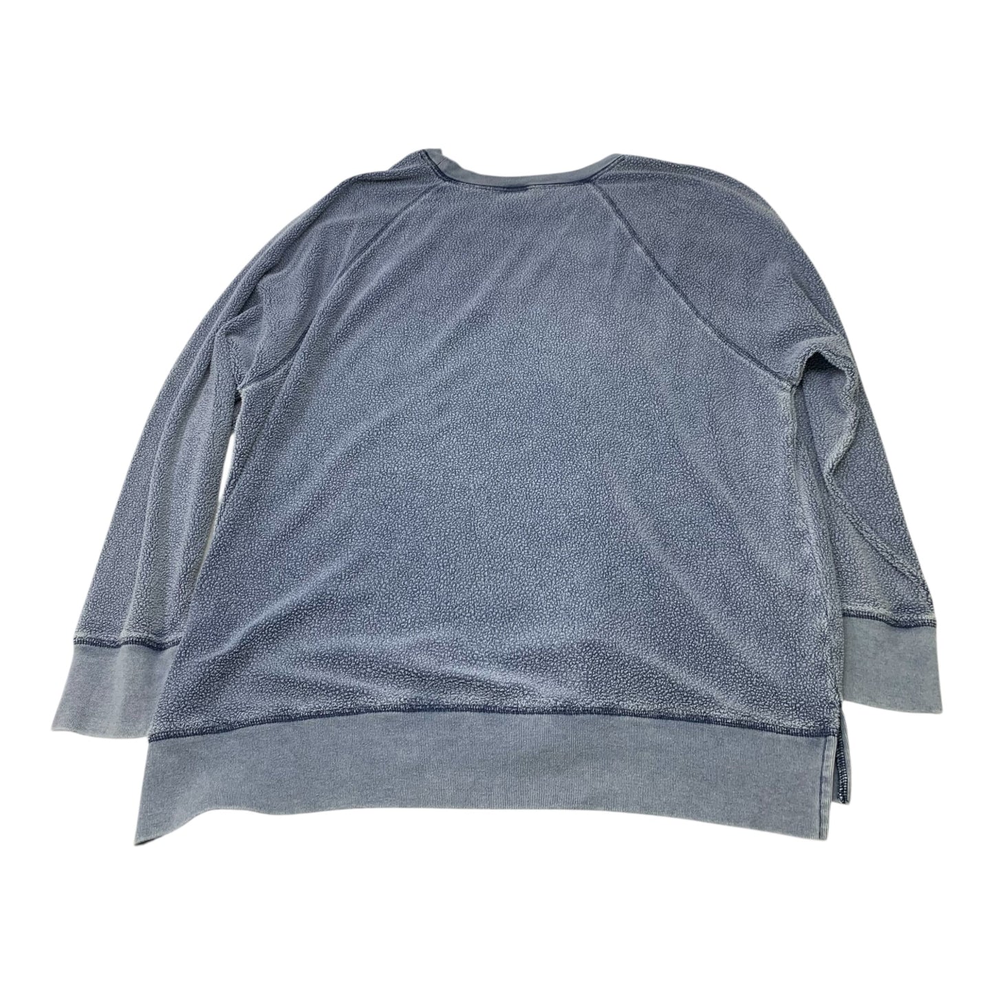 Sweatshirt Crewneck By Pink In Blue, Size: L