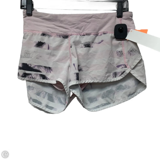 Athletic Shorts By Lululemon In Pink, Size: M