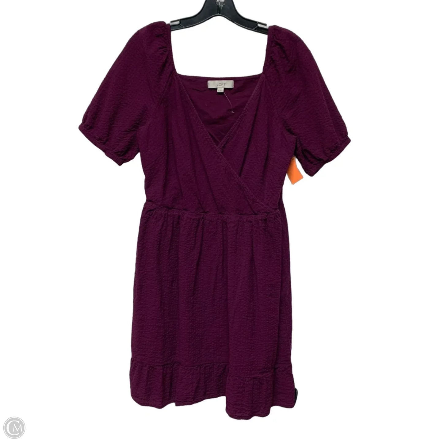 Dress Casual Short By Loft In Purple, Size: M