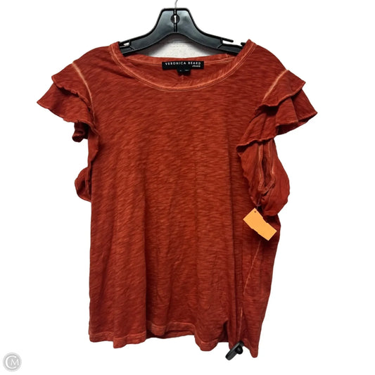Top Sleeveless By Veronica Beard In Orange, Size: Xl