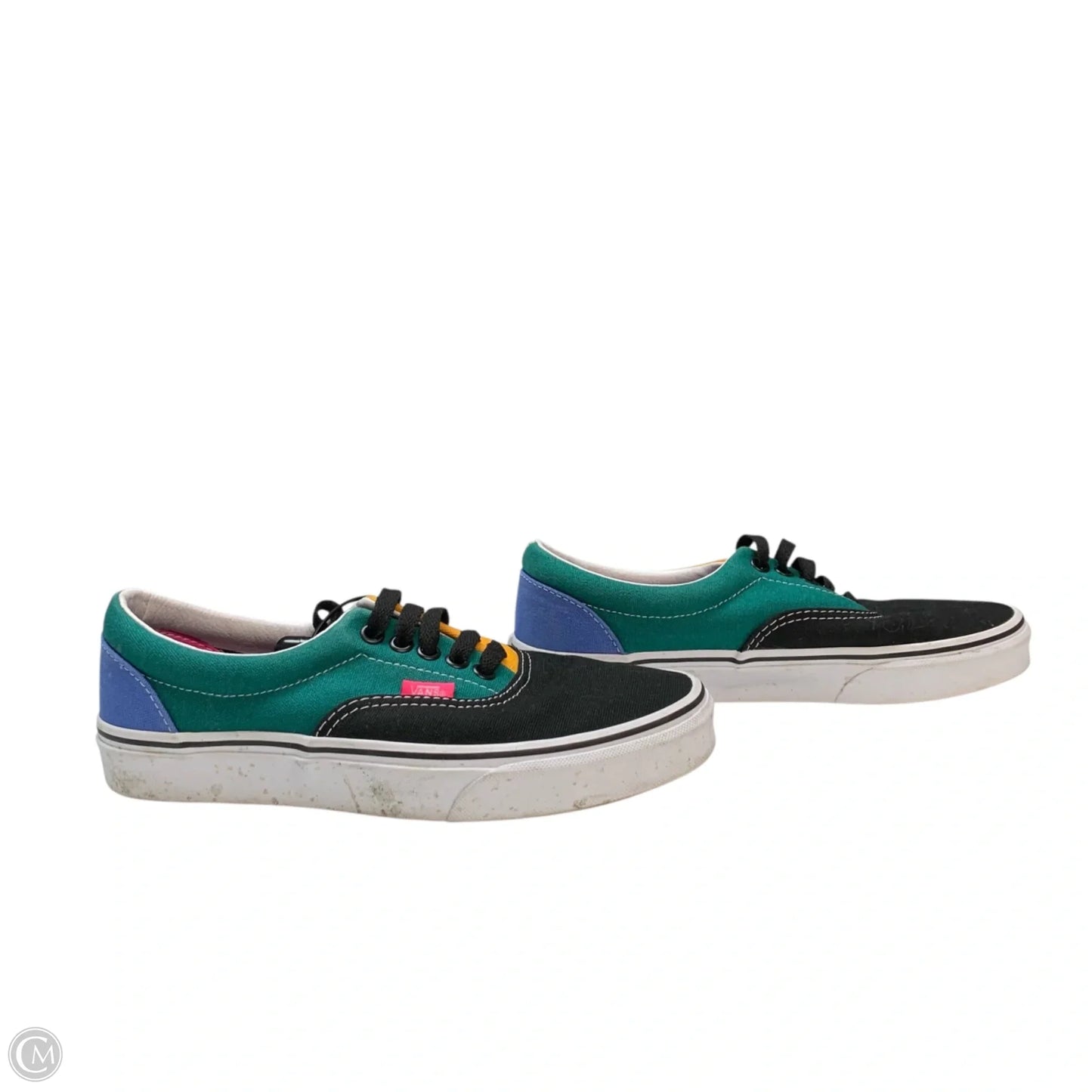 Shoes Sneakers By Vans In Black & Green, Size: 8