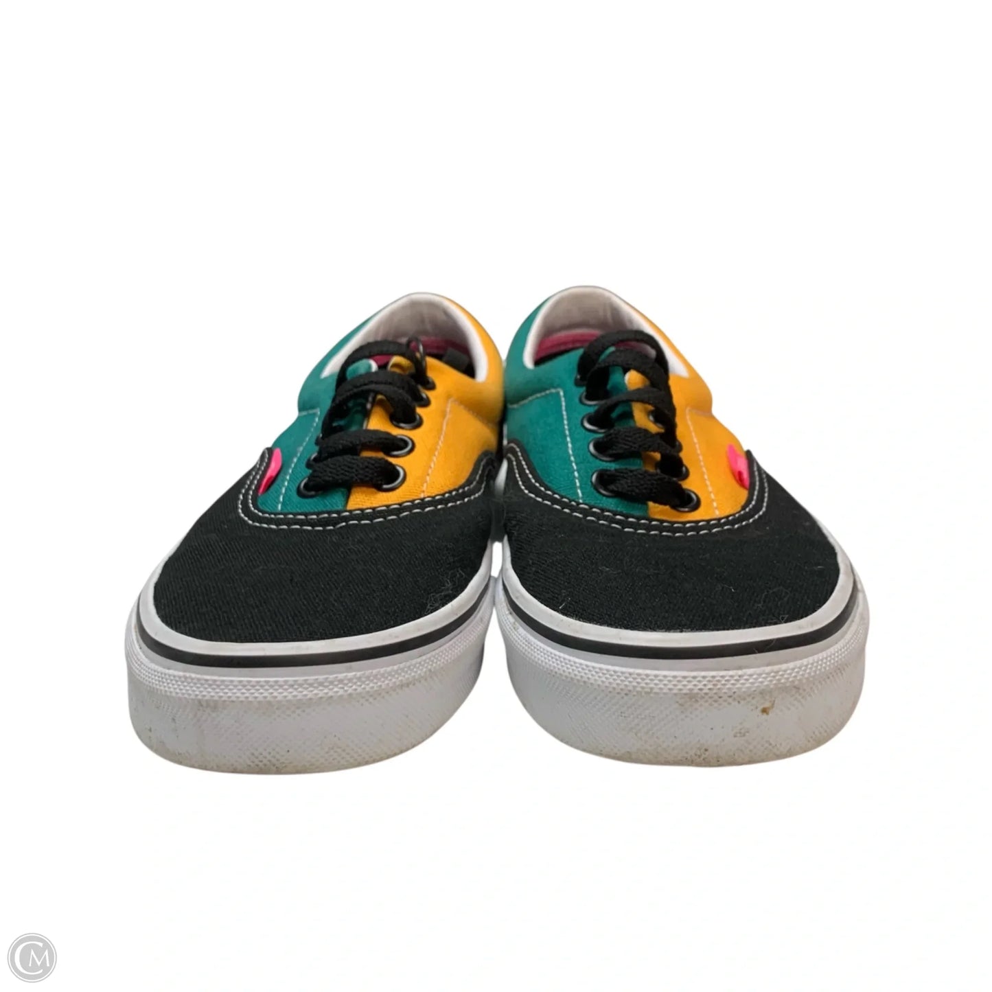 Shoes Sneakers By Vans In Black & Green, Size: 8