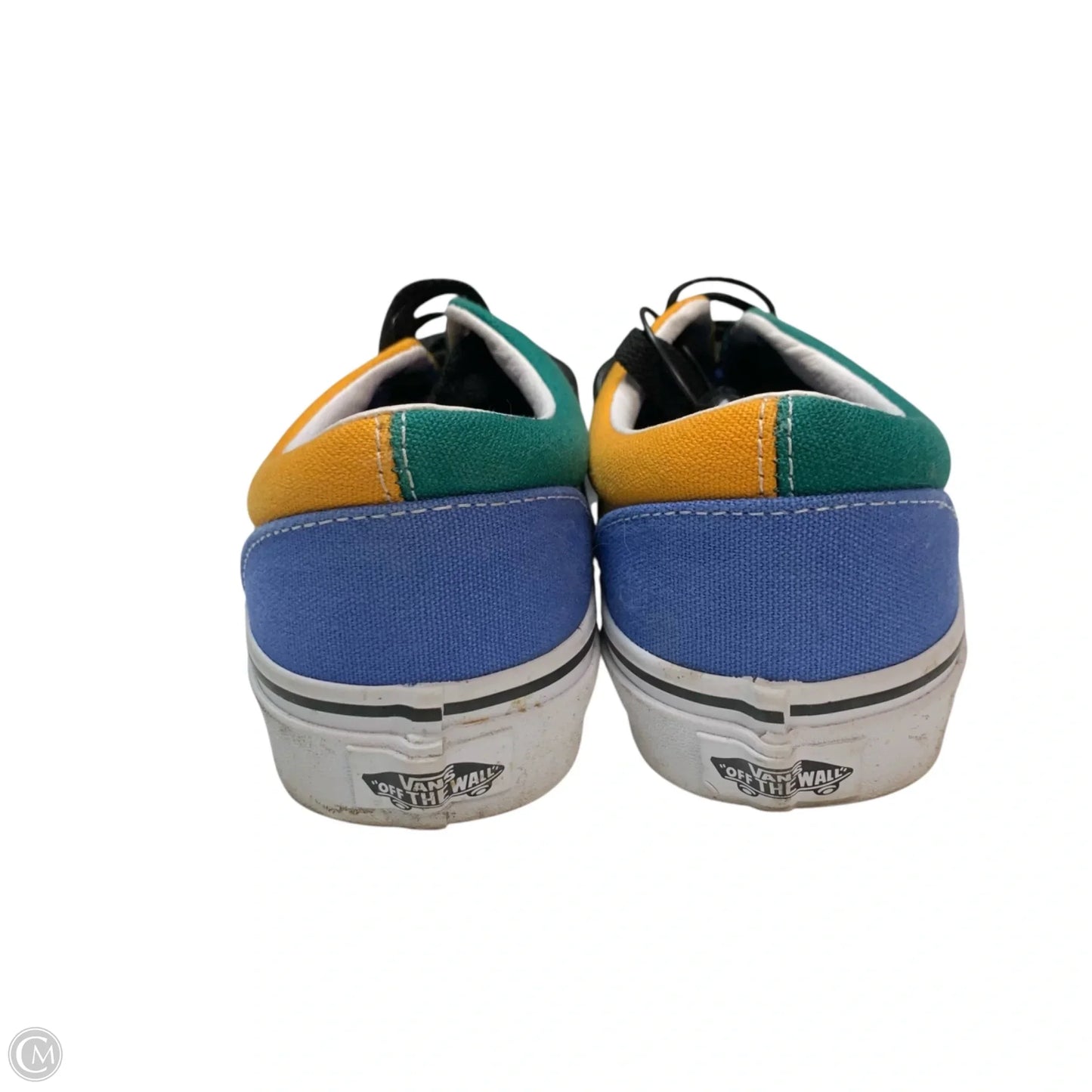 Shoes Sneakers By Vans In Black & Green, Size: 8