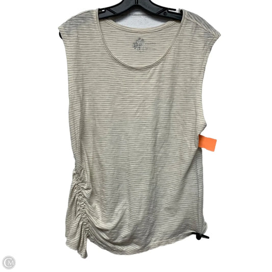 Top Sleeveless By Pilcro In Cream, Size: L