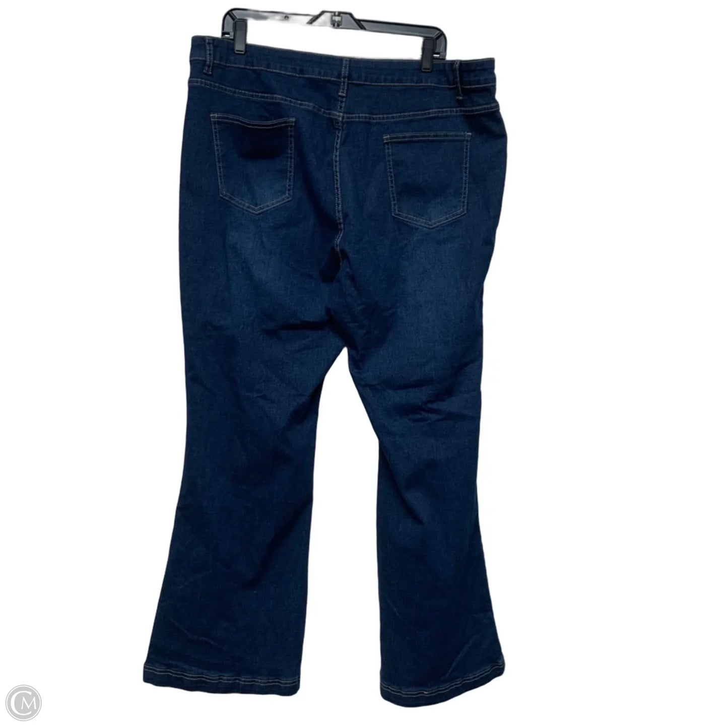 Jeans Flared By Shein In Blue Denim, Size: 4x