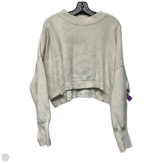 Sweater By Free People In White, Size: L