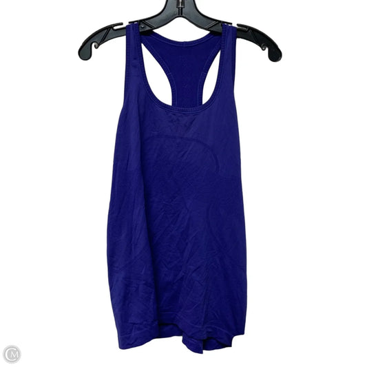 Athletic Tank Top By Lululemon In Blue, Size: M