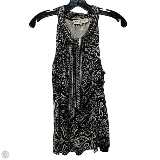 Top Sleeveless By Hale Bob In Black & Cream, Size: Xs