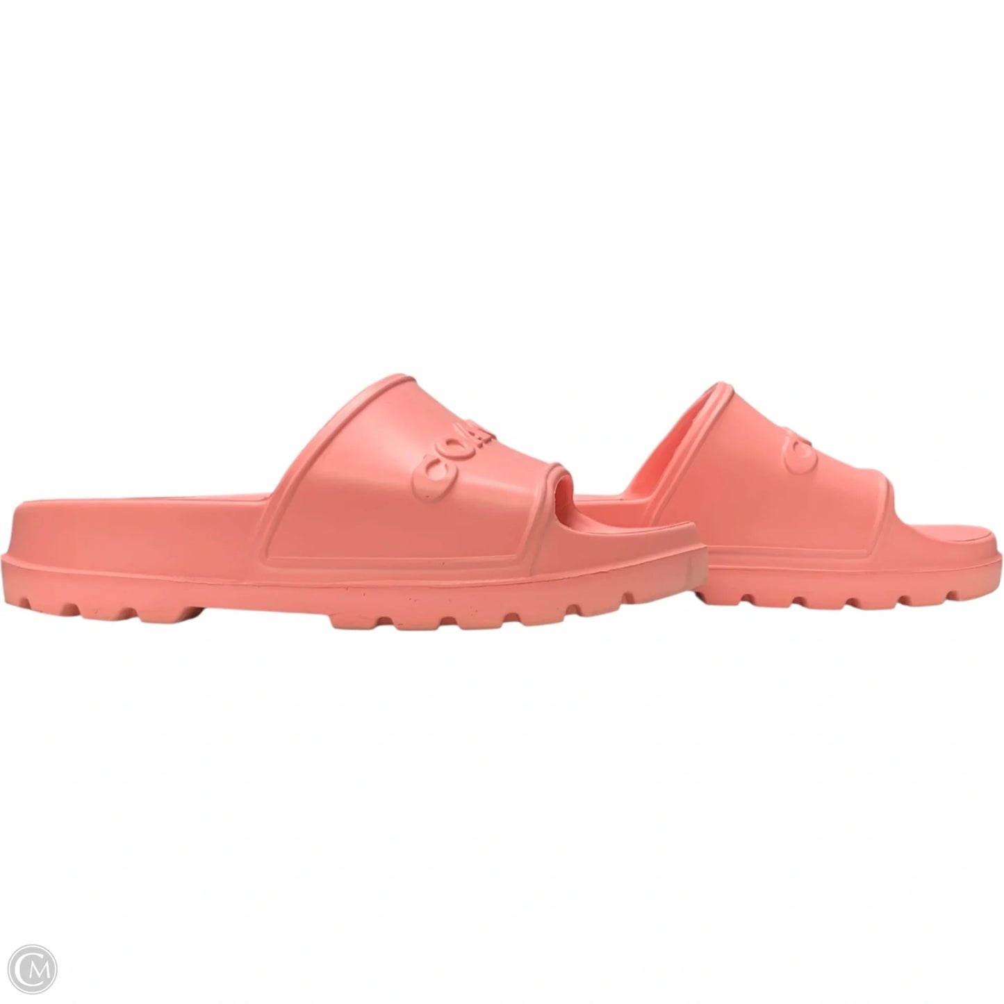 Sandals Designer By Coach In Pink, Size: 8