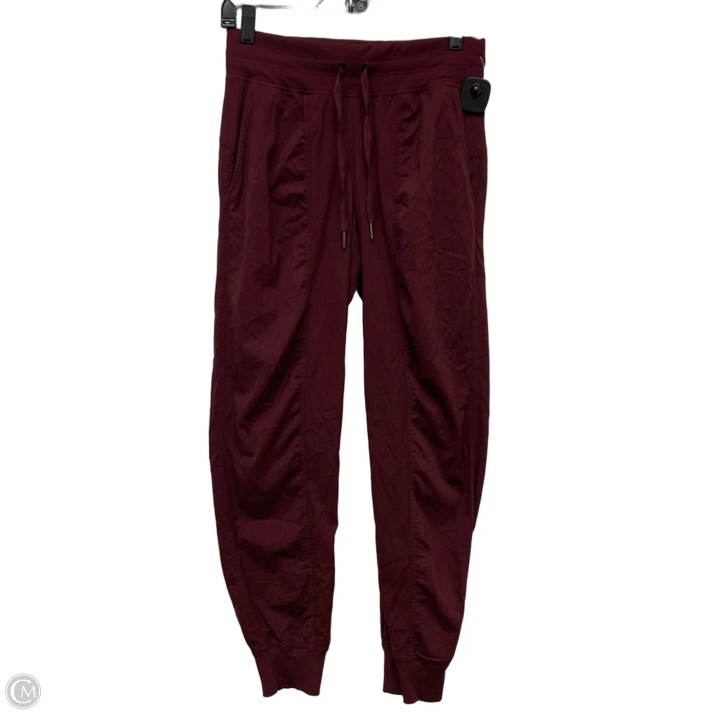Athletic Pants By Lululemon In Maroon, Size: S