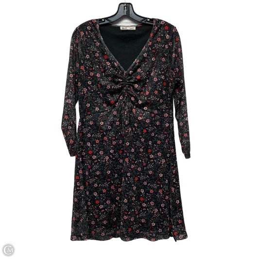 Dress Casual Short By Wallflower In Floral Print, Size: Xl