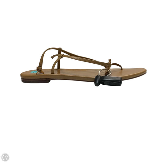Sandals Designer By Tory Burch In Brown, Size: 7.5