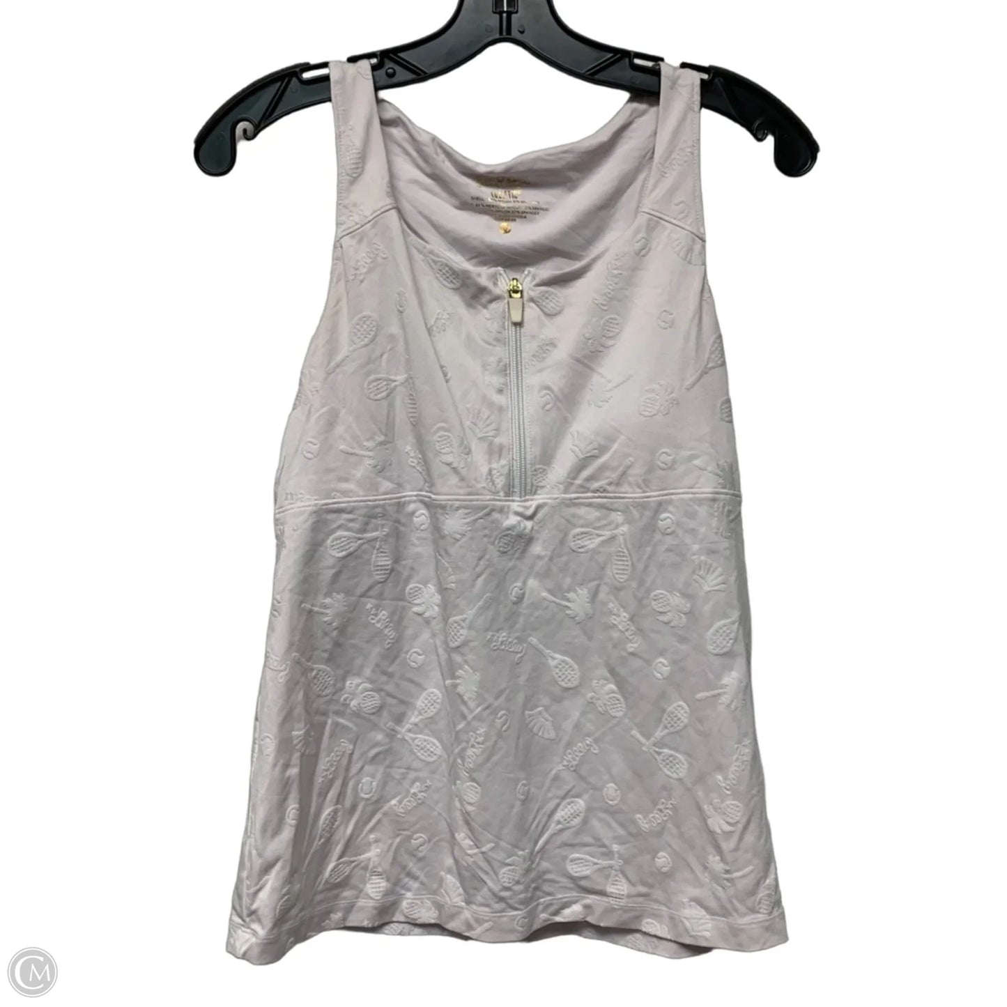 Top Sleeveless Designer By Lilly Pulitzer In White, Size: M