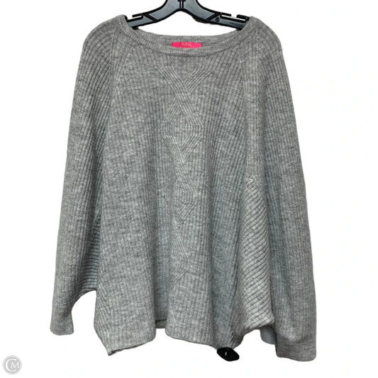 Sweater Designer By Lilly Pulitzer In Grey, Size: L