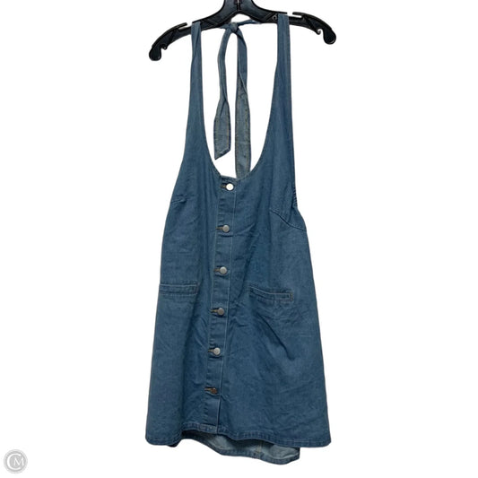 Dress Casual Short By Shein In Blue Denim, Size: 4x