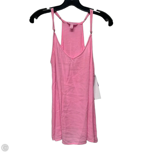 Top Sleeveless Designer By Lilly Pulitzer In Pink, Size: L
