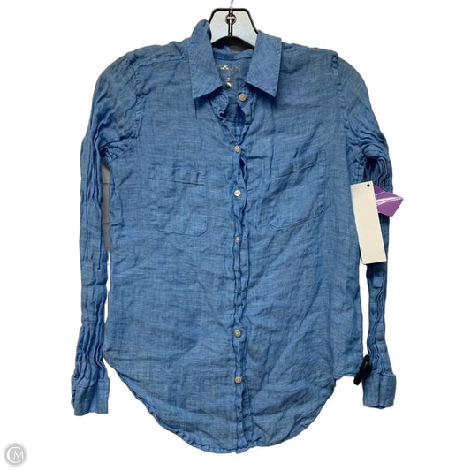 Top Long Sleeve Designer By Lilly Pulitzer In Blue, Size: Xs