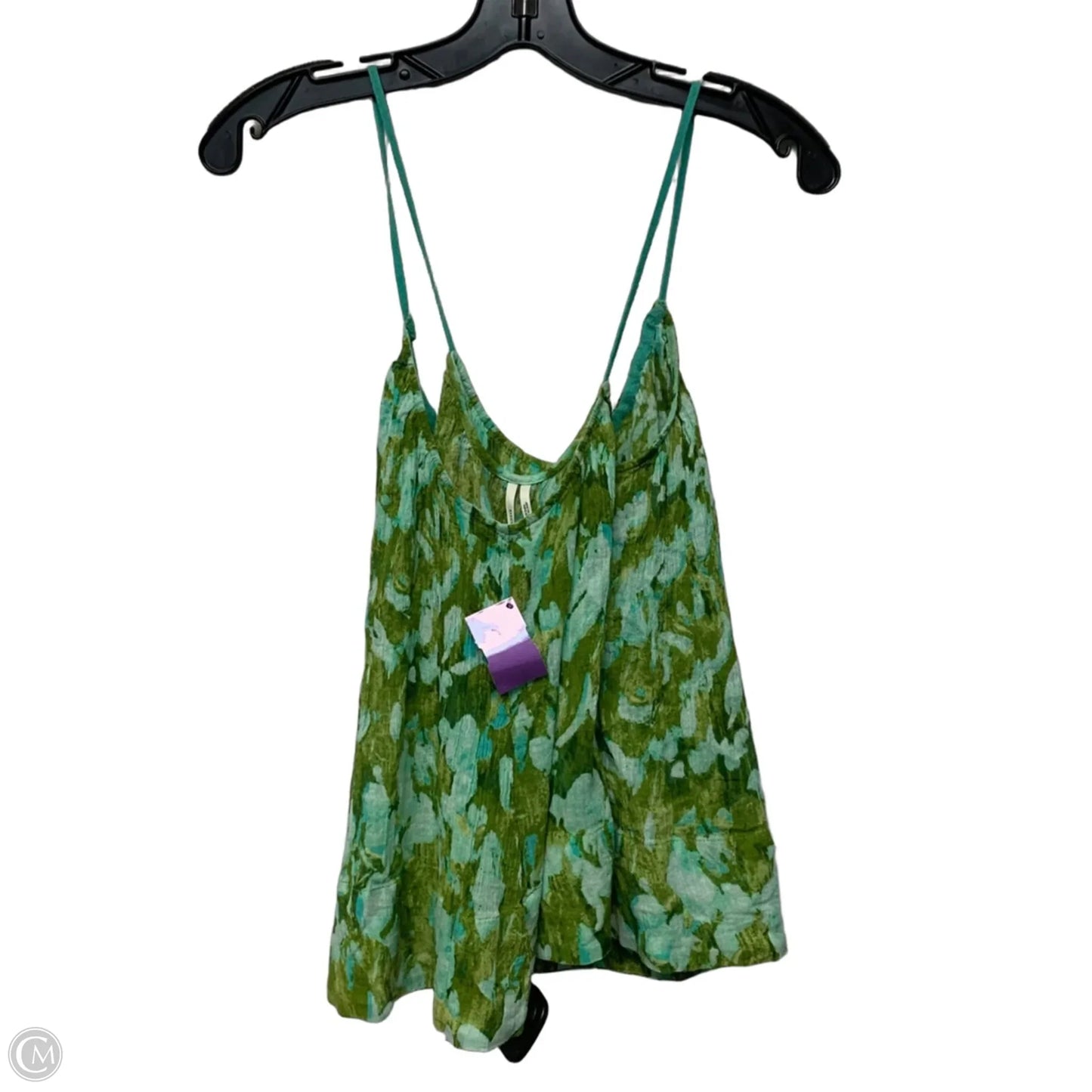 Top Sleeveless By Anthropologie In Green, Size: Xxs
