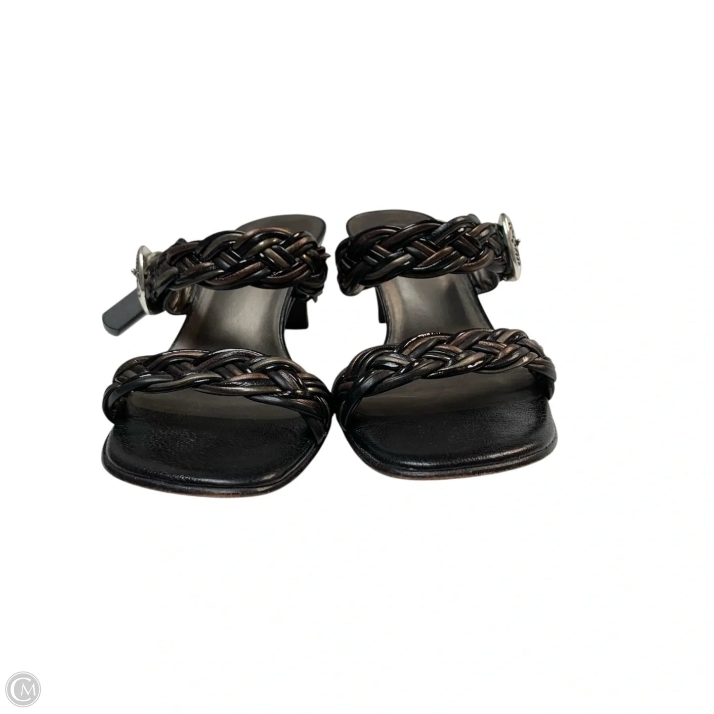 Sandals Designer By Brighton In Black & Brown, Size: 9