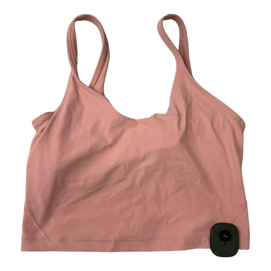 Athletic Tank Top By Lululemon In Pink, Size: S