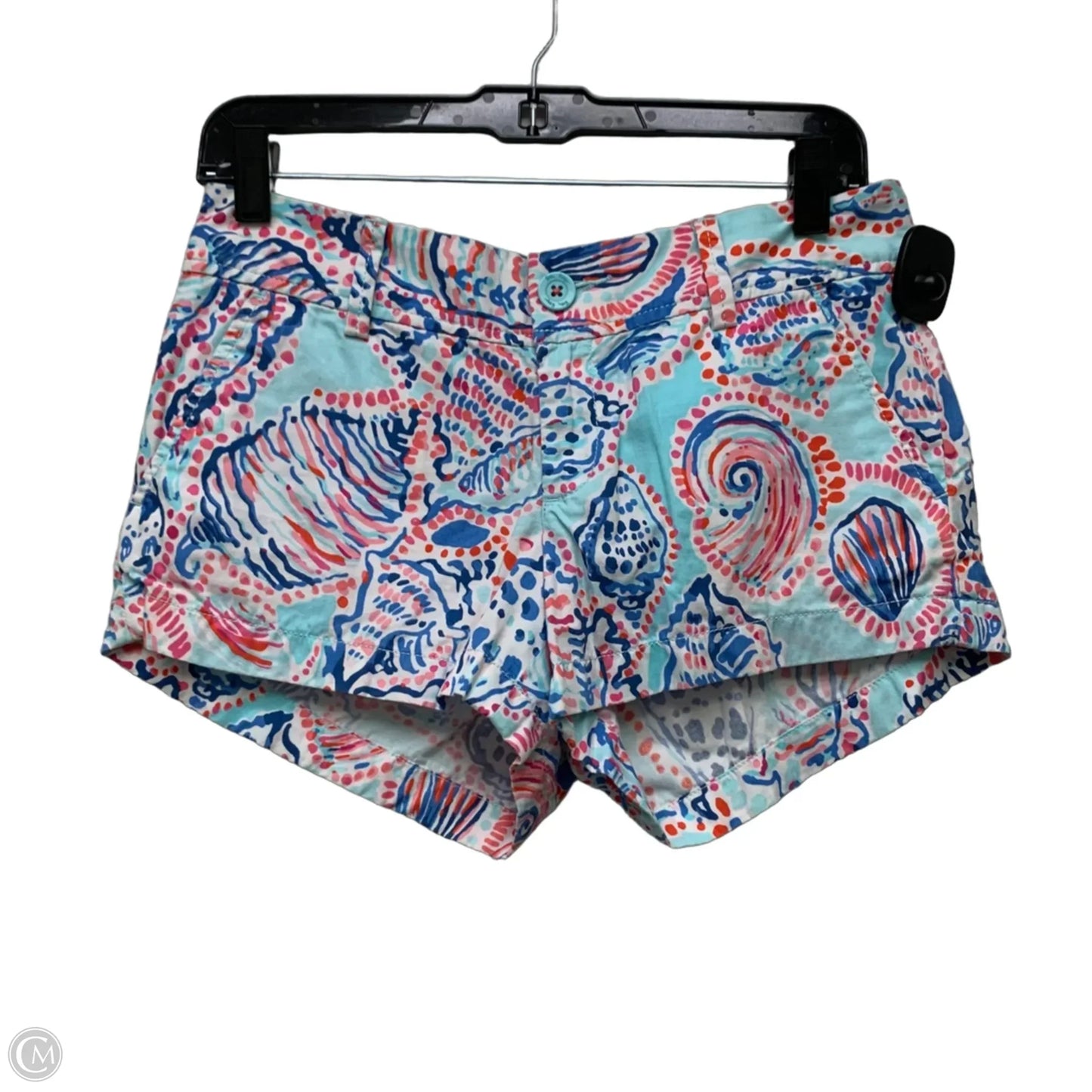 Shorts Designer By Lilly Pulitzer In Blue & Pink, Size: 2
