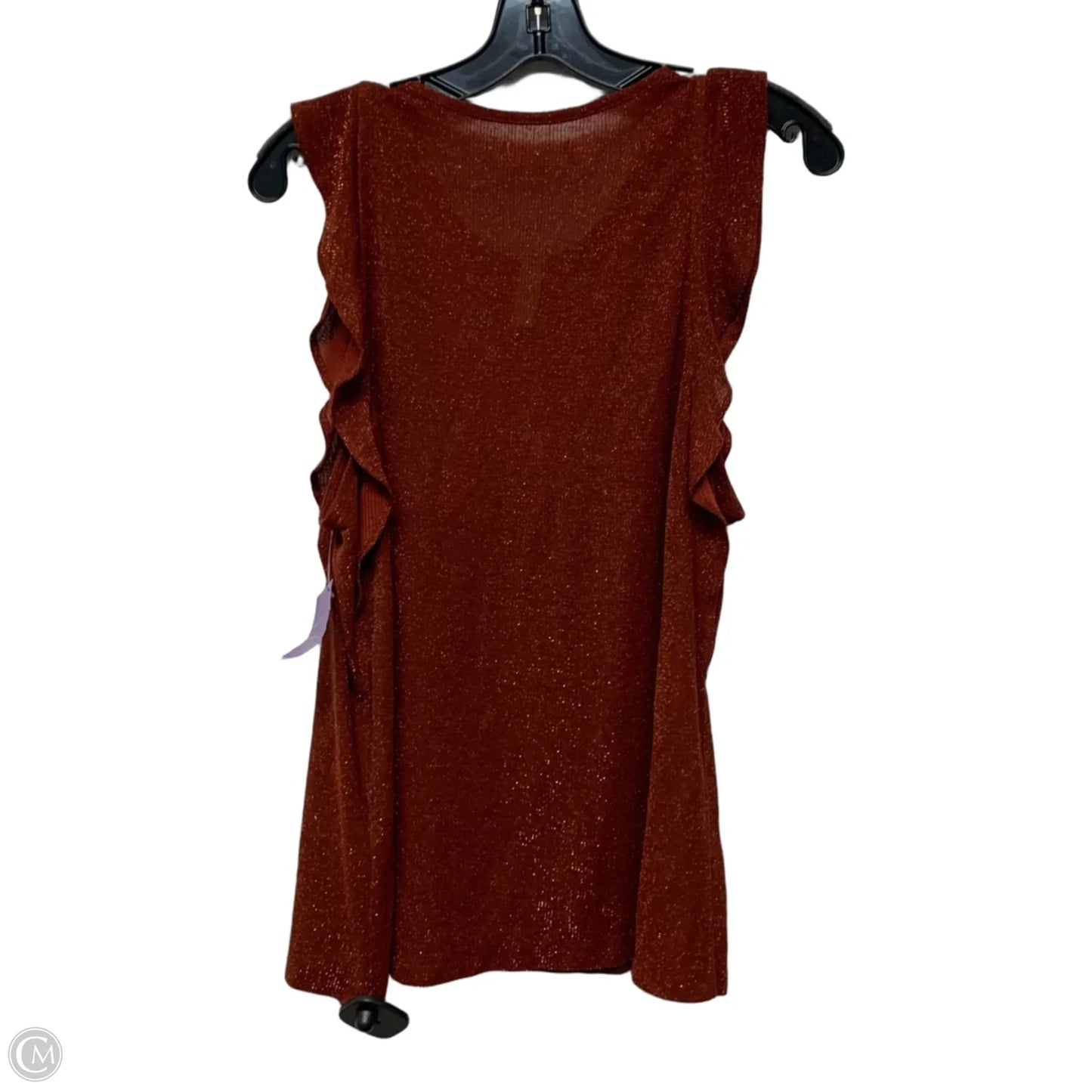 Top Sleeveless By Madewell In Orange, Size: Xl