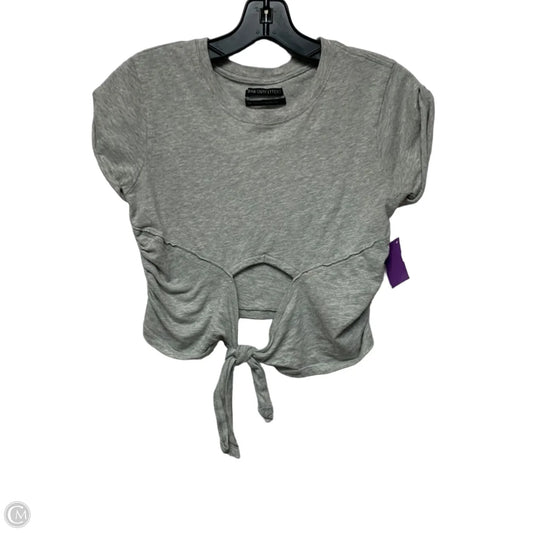 Top Short Sleeve By Urban Outfitters In Grey, Size: S