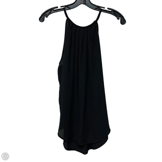 Blouse Sleeveless By Lush In Black, Size: L