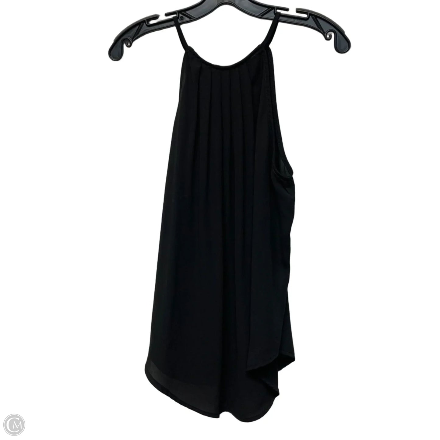 Blouse Sleeveless By Lush In Black, Size: L