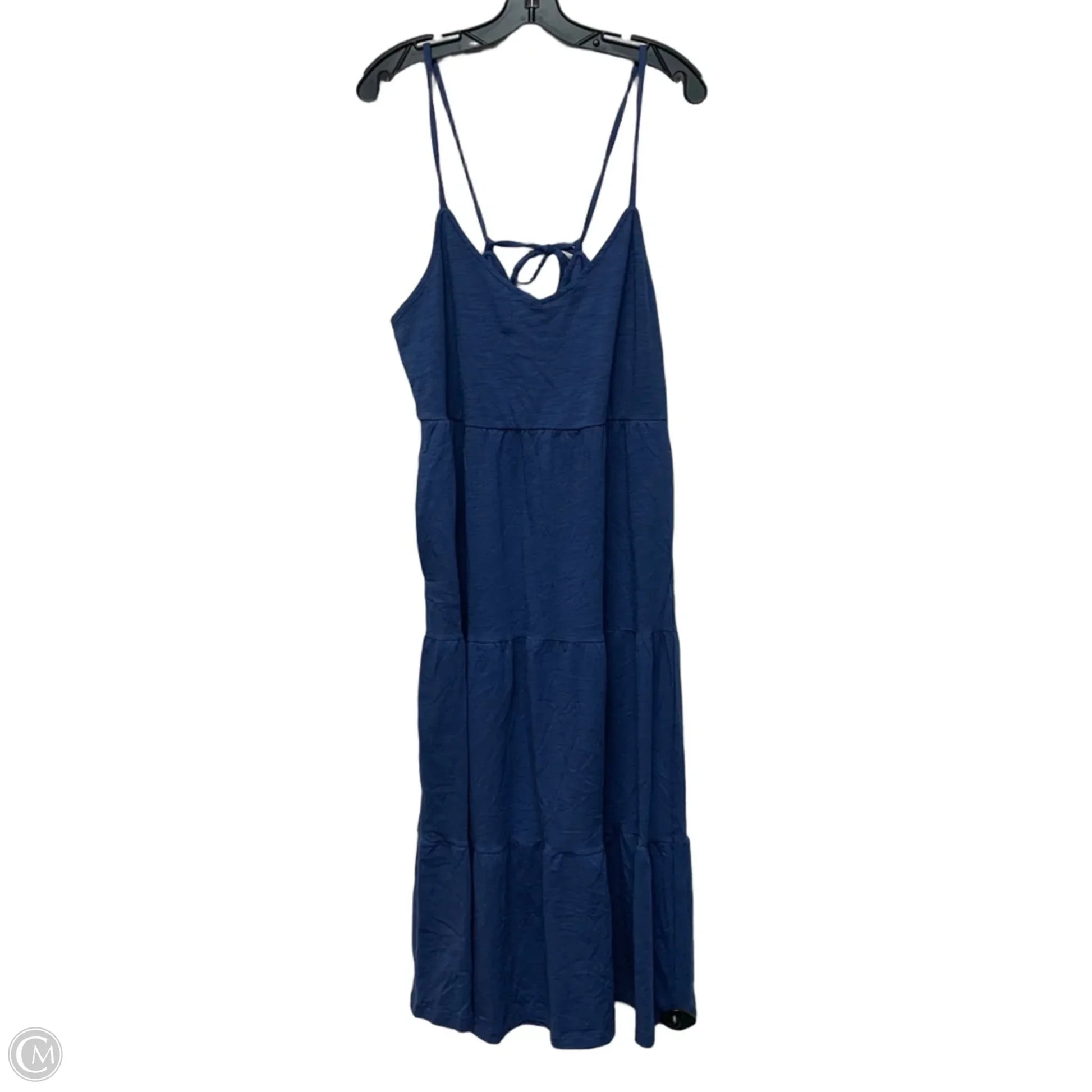 Dress Casual Midi By Old Navy In Blue, Size: L