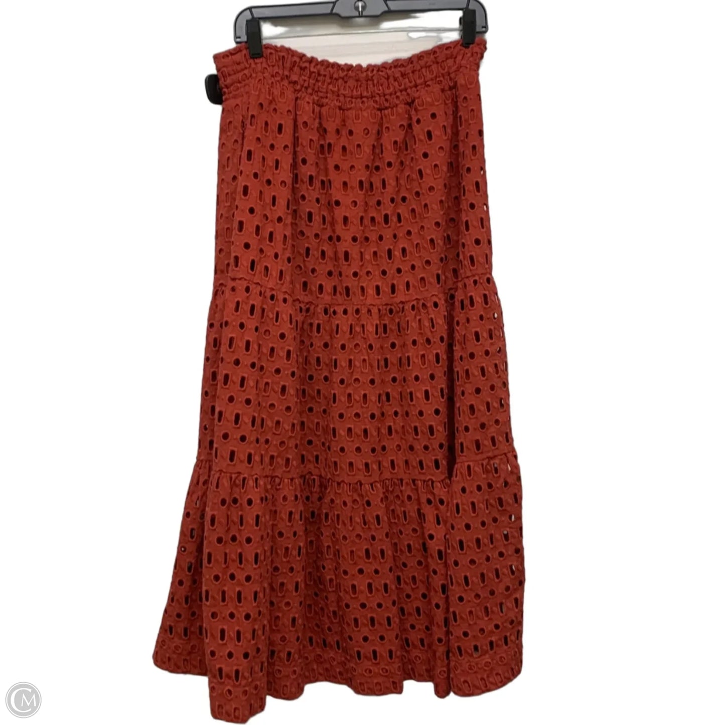 Skirt Maxi By Anthropologie In Red, Size: M