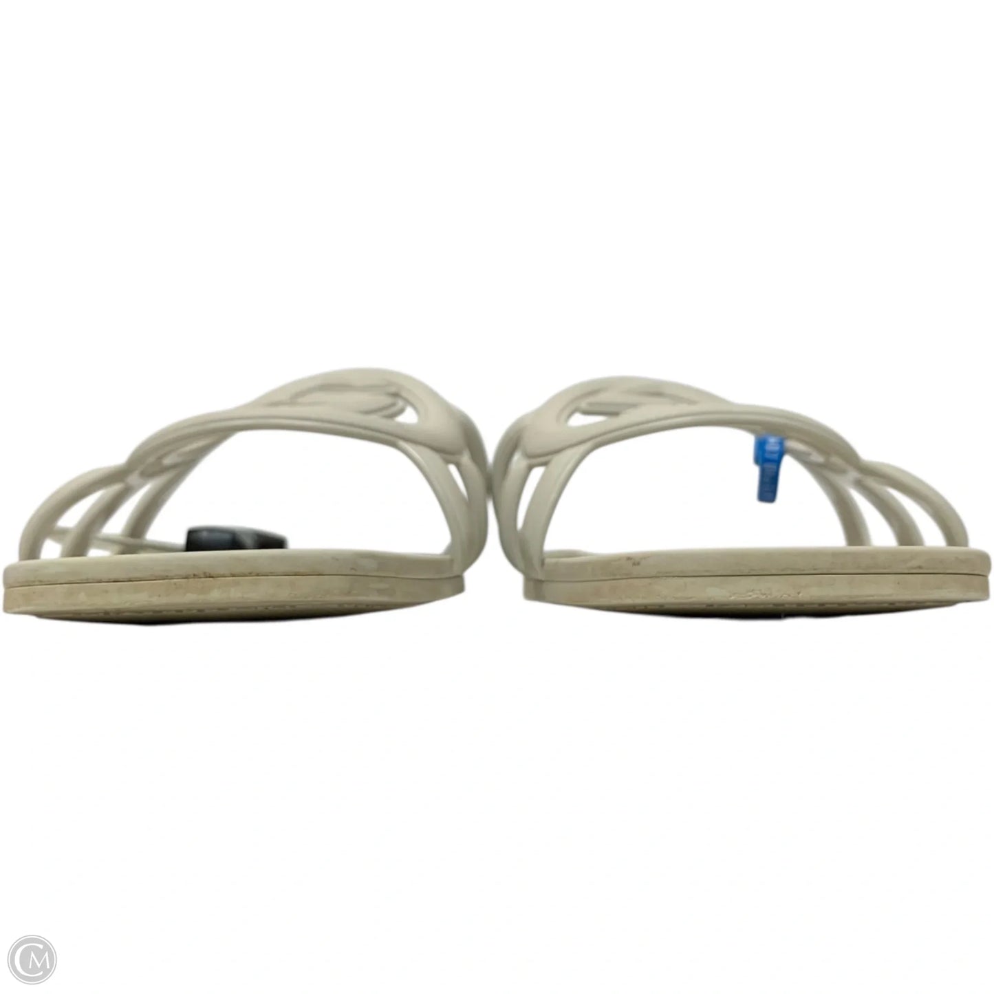 Sandals Luxury Designer By Gucci In White, Size: 8