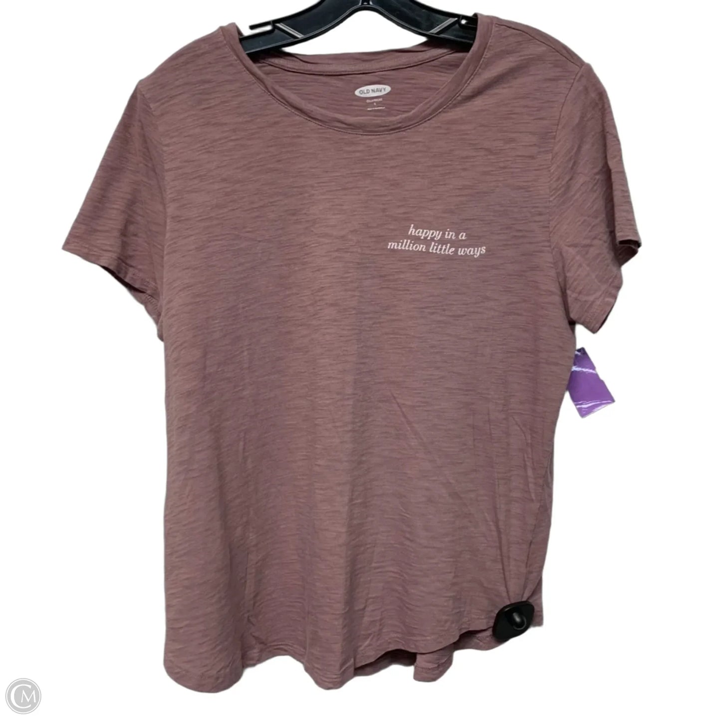 Top Short Sleeve By Old Navy In Purple, Size: L