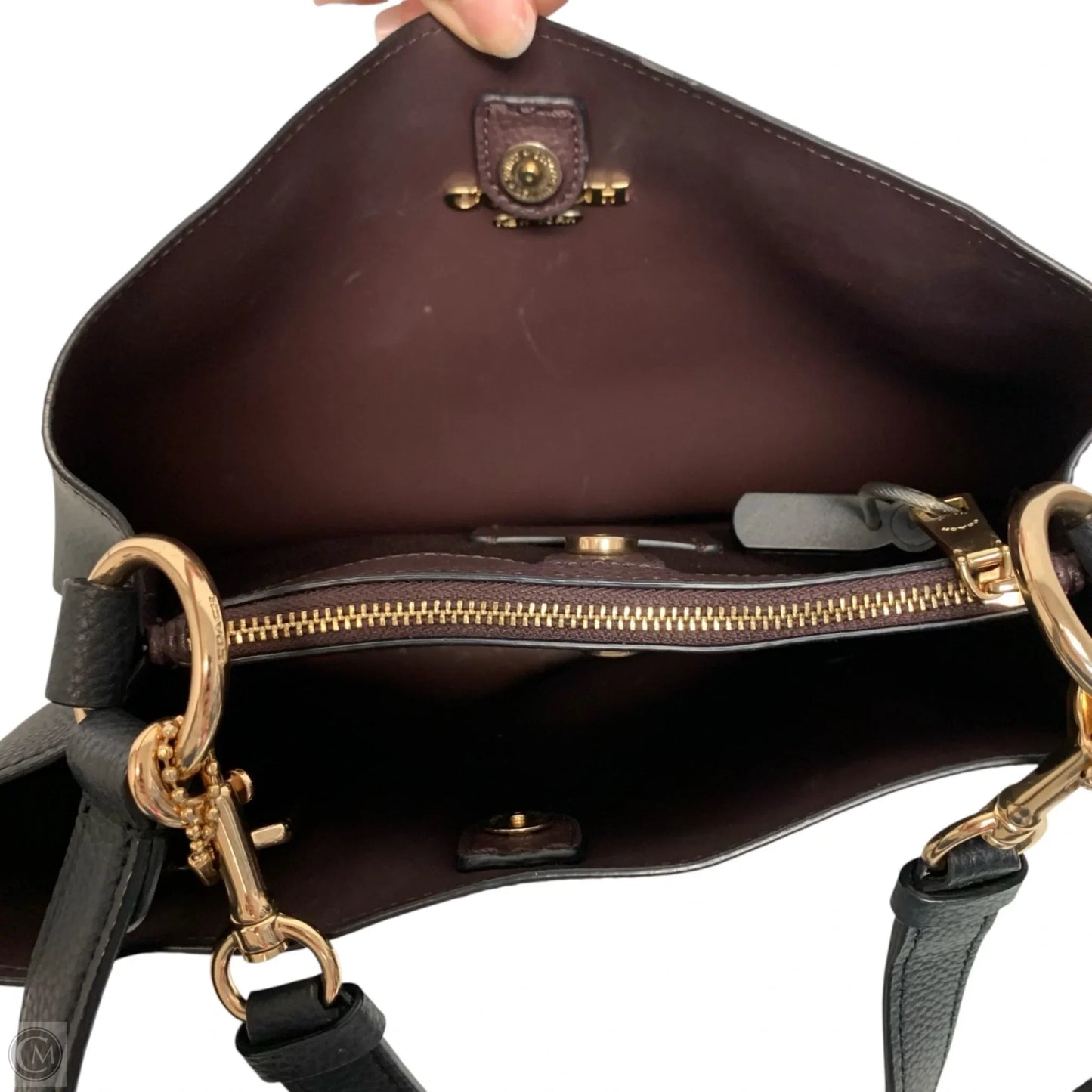 Crossbody Designer By Coach, Size: Medium