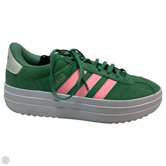 Shoes Sneakers By Adidas In Green & Pink, Size: 8.5