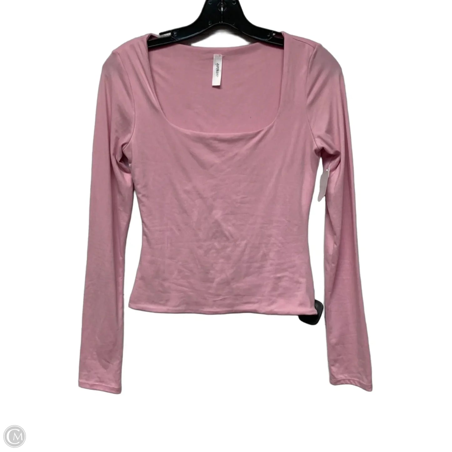 Top Long Sleeve Basic By Amare, In Pink, Size: M