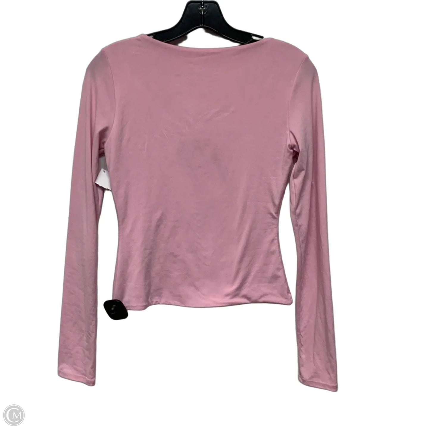 Top Long Sleeve Basic By Amare, In Pink, Size: M