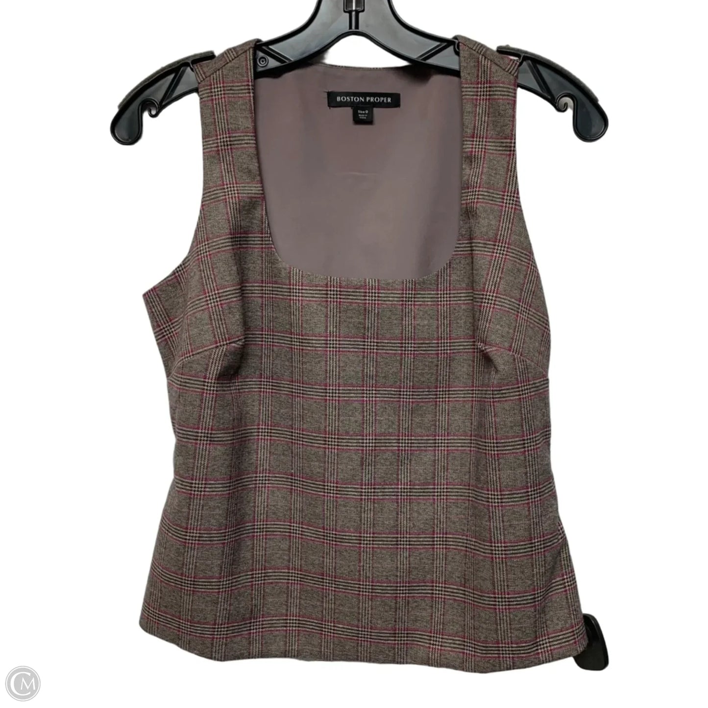 Top Sleeveless By Boston Proper In Brown & Purple, Size: Xs